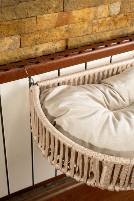Hanah Home Peti Cama para Mascotas Crema
